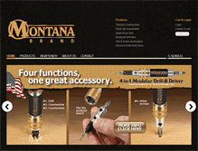 Tablet Screenshot of montanabrandtools.com